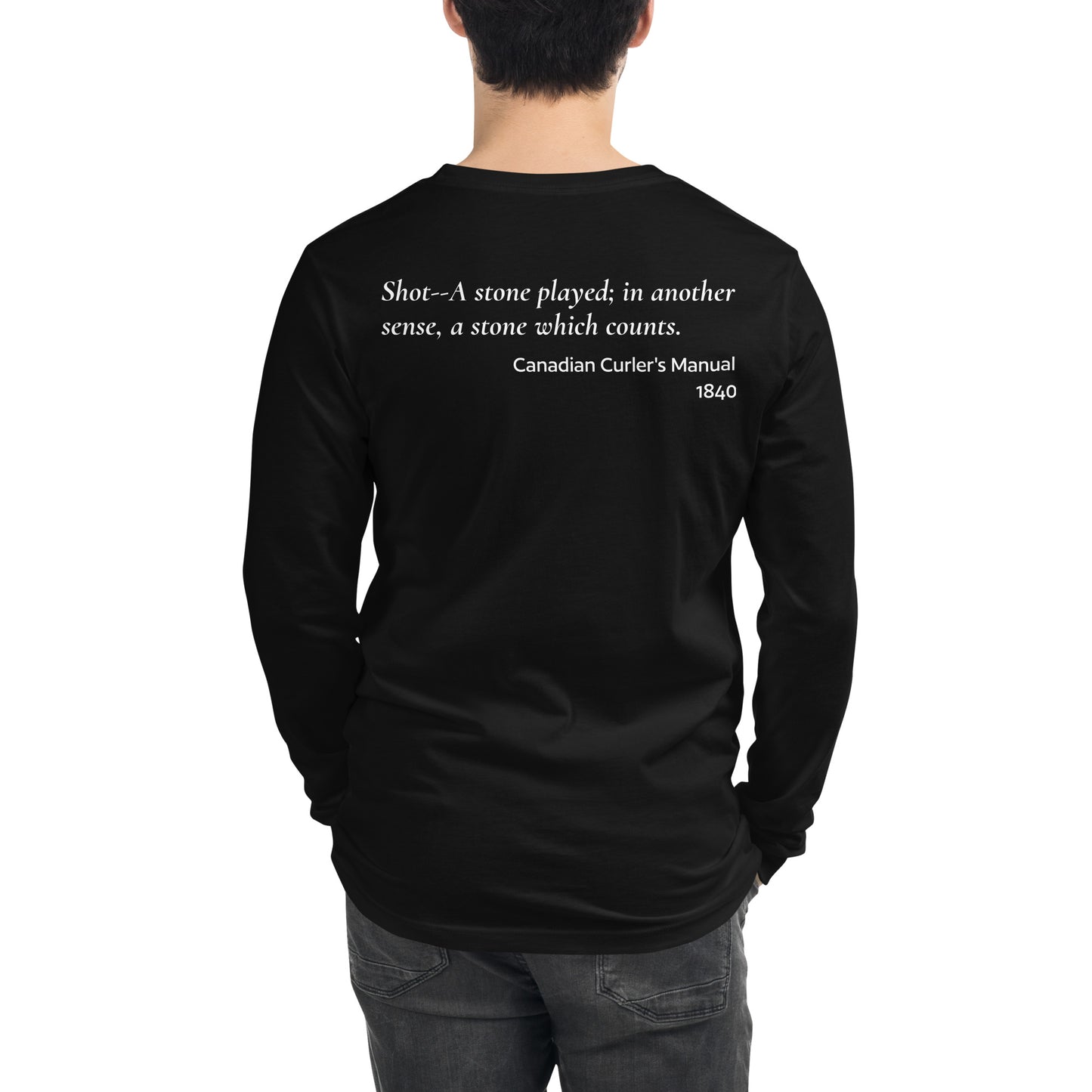 A stone played Long Sleeve Tee
