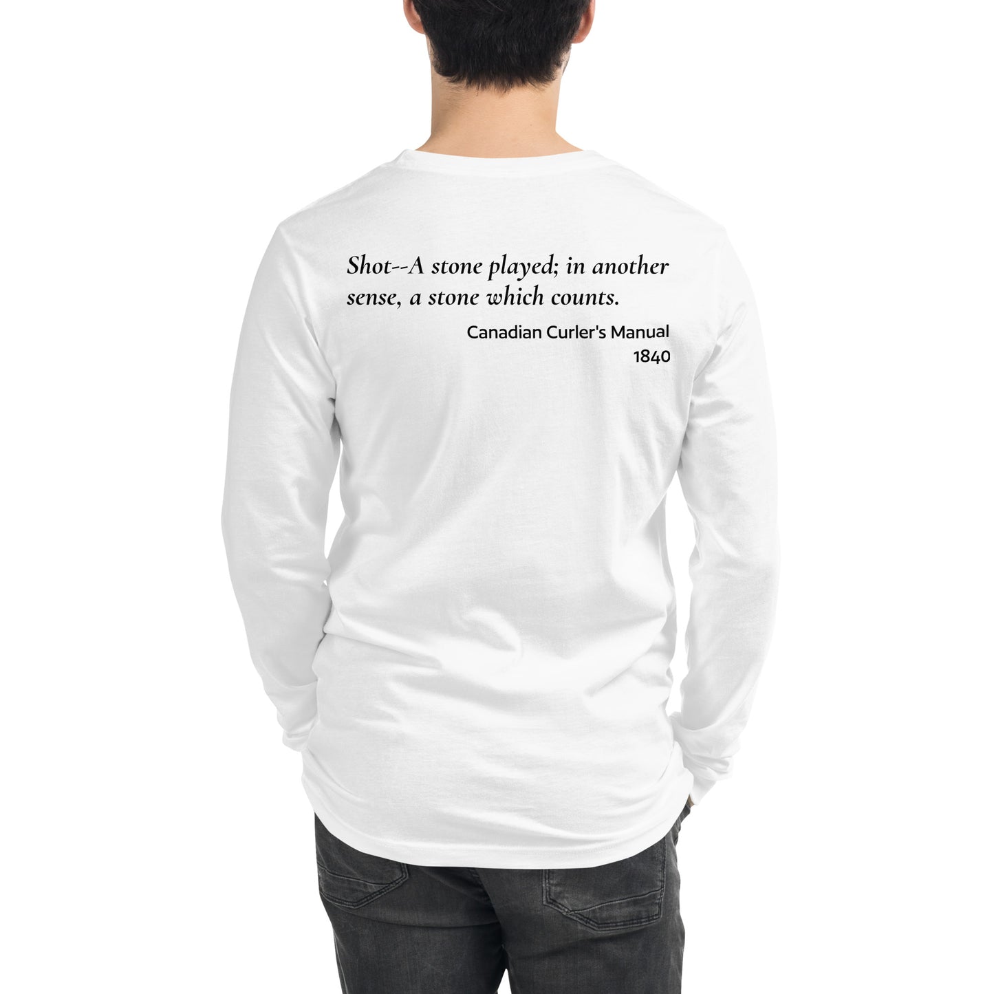 A stone played Long Sleeve Tee