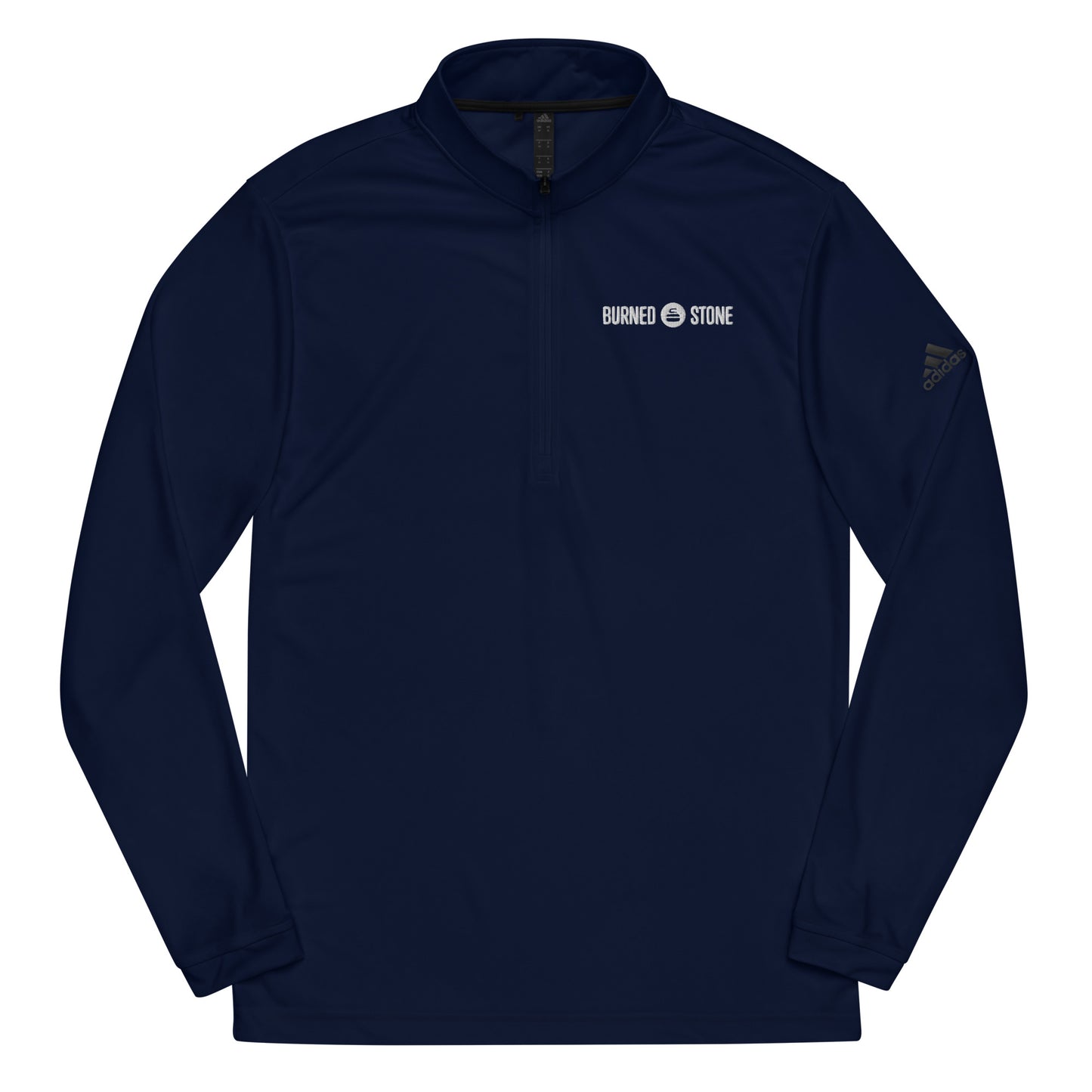 Burned Stone Logo Quarter Zip Pullover