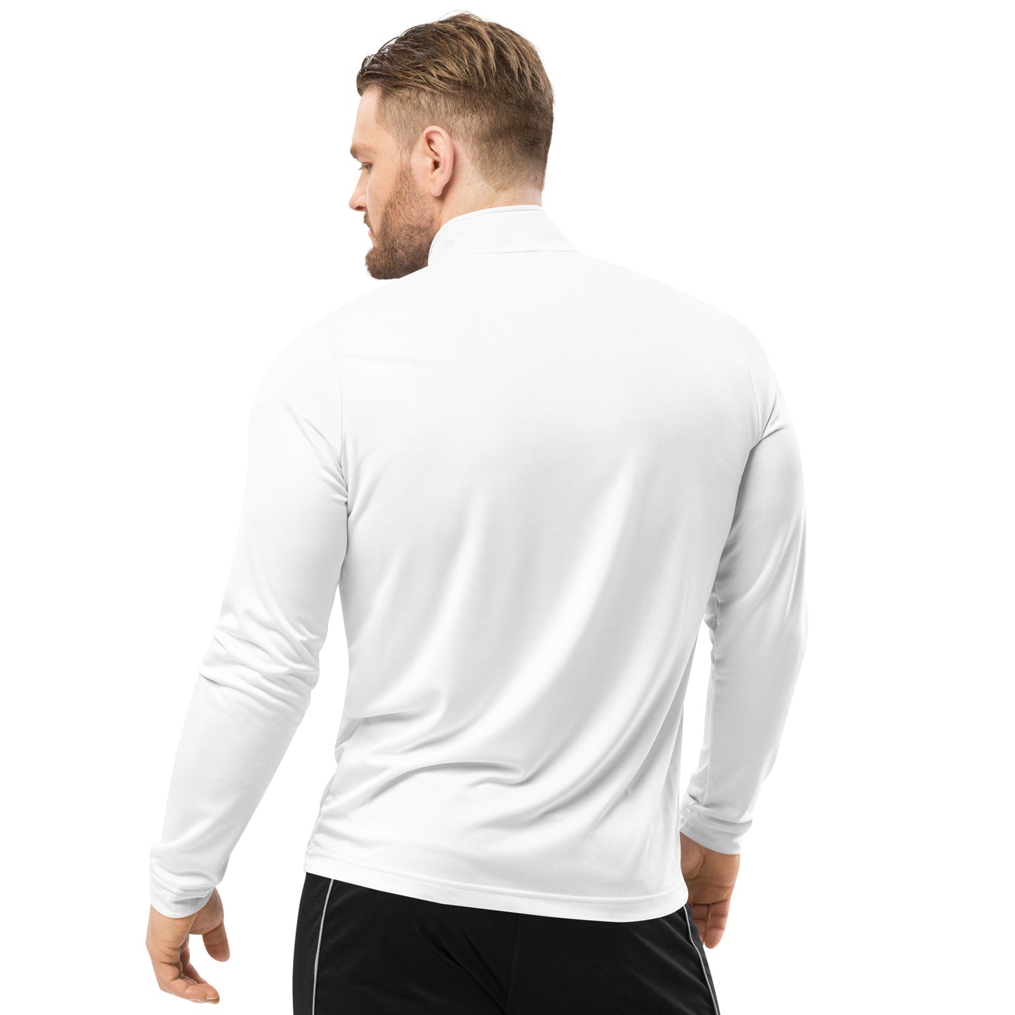Burned Stone Logo Quarter zip pullover