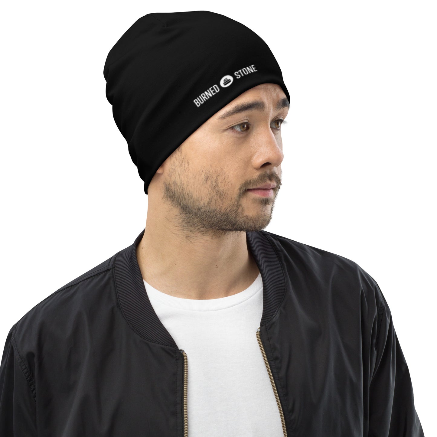 Burned Stone Logo Beanie