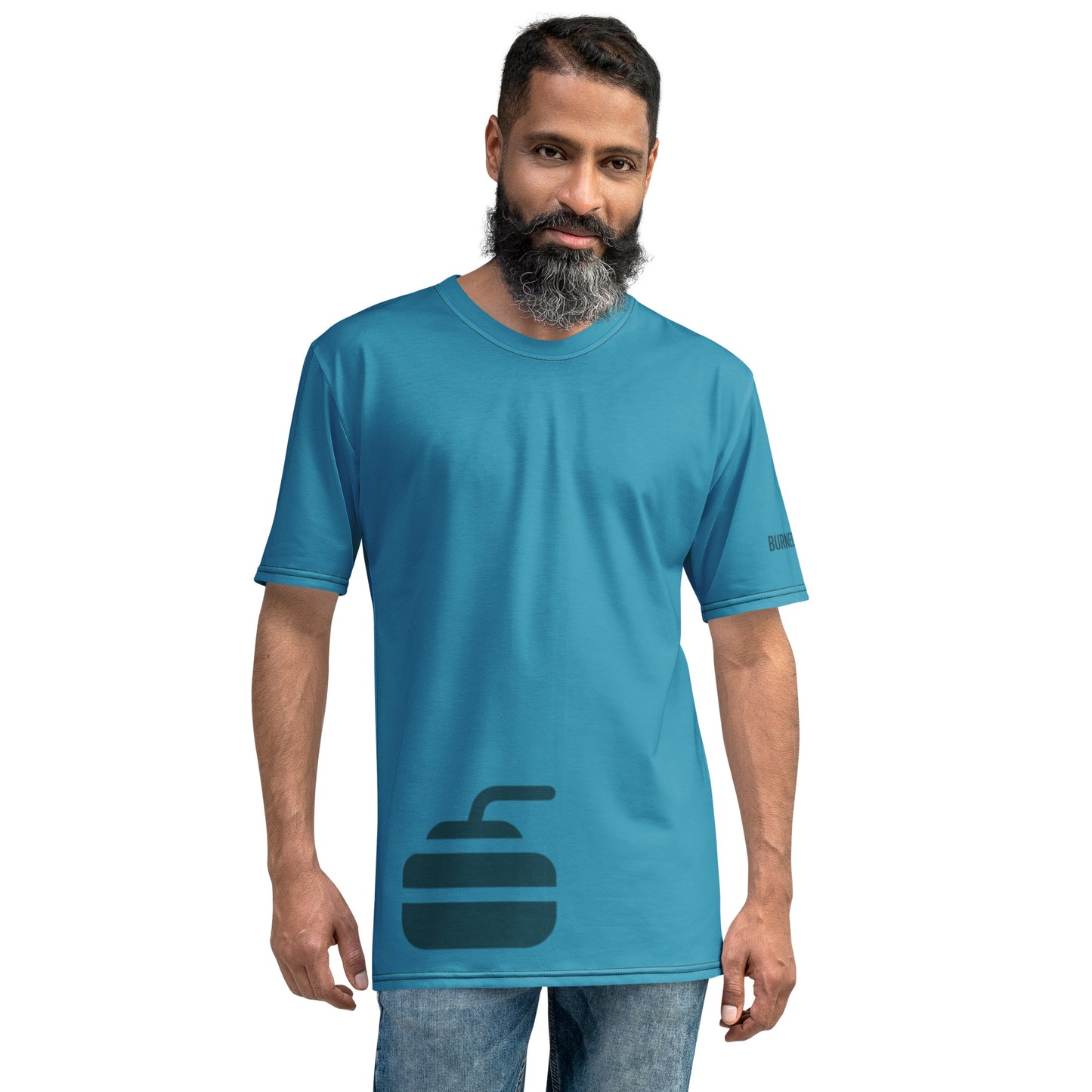 Offset Stone T-Shirt - Light Blue