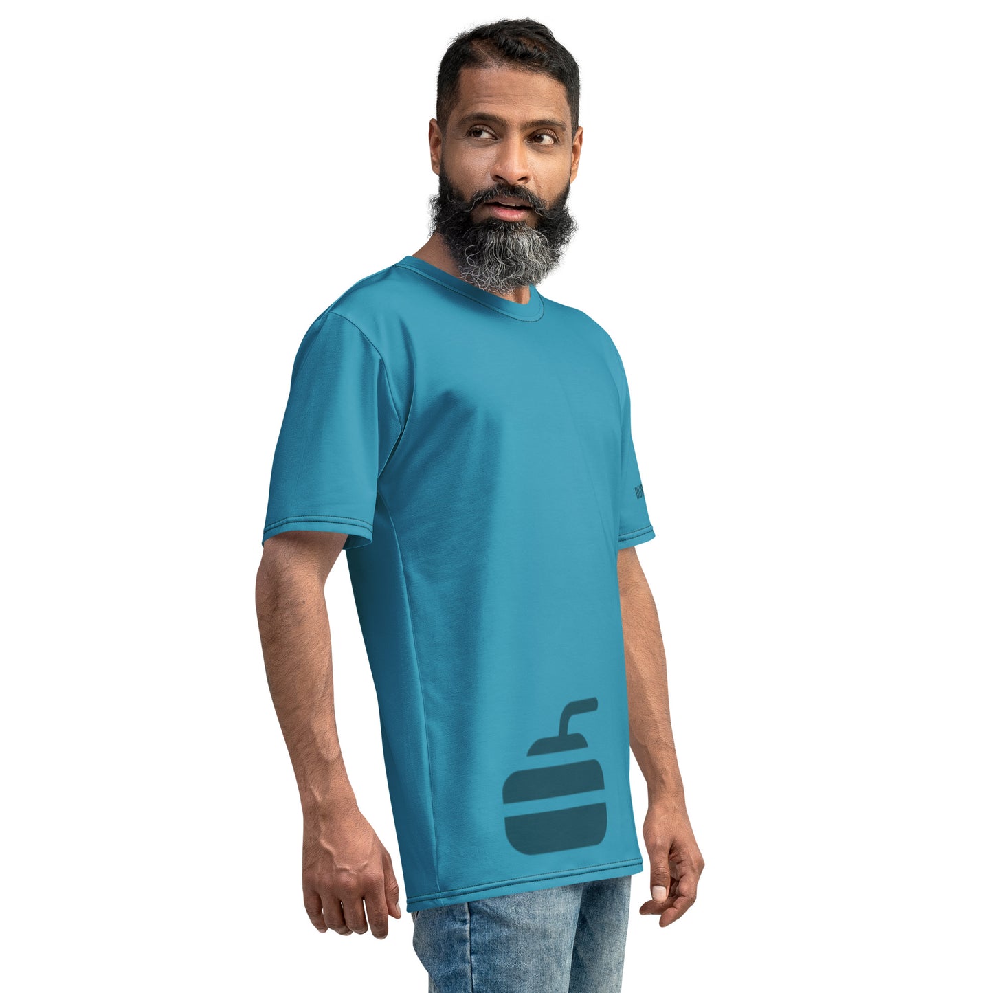 Offset Stone T-Shirt - Light Blue