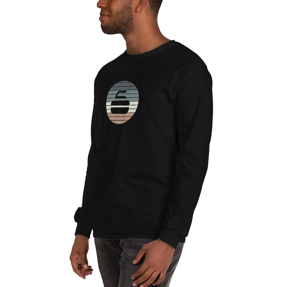 Striped Stone Long Sleeve Tee - Neutrals