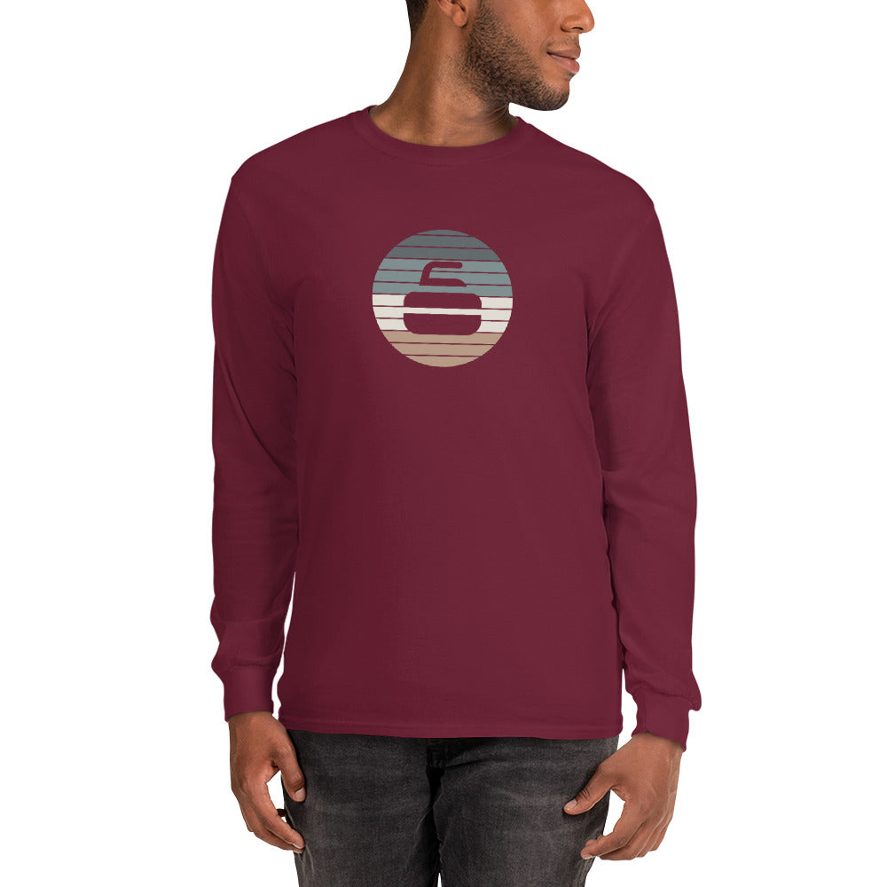 Striped Stone Long Sleeve Tee - Neutrals