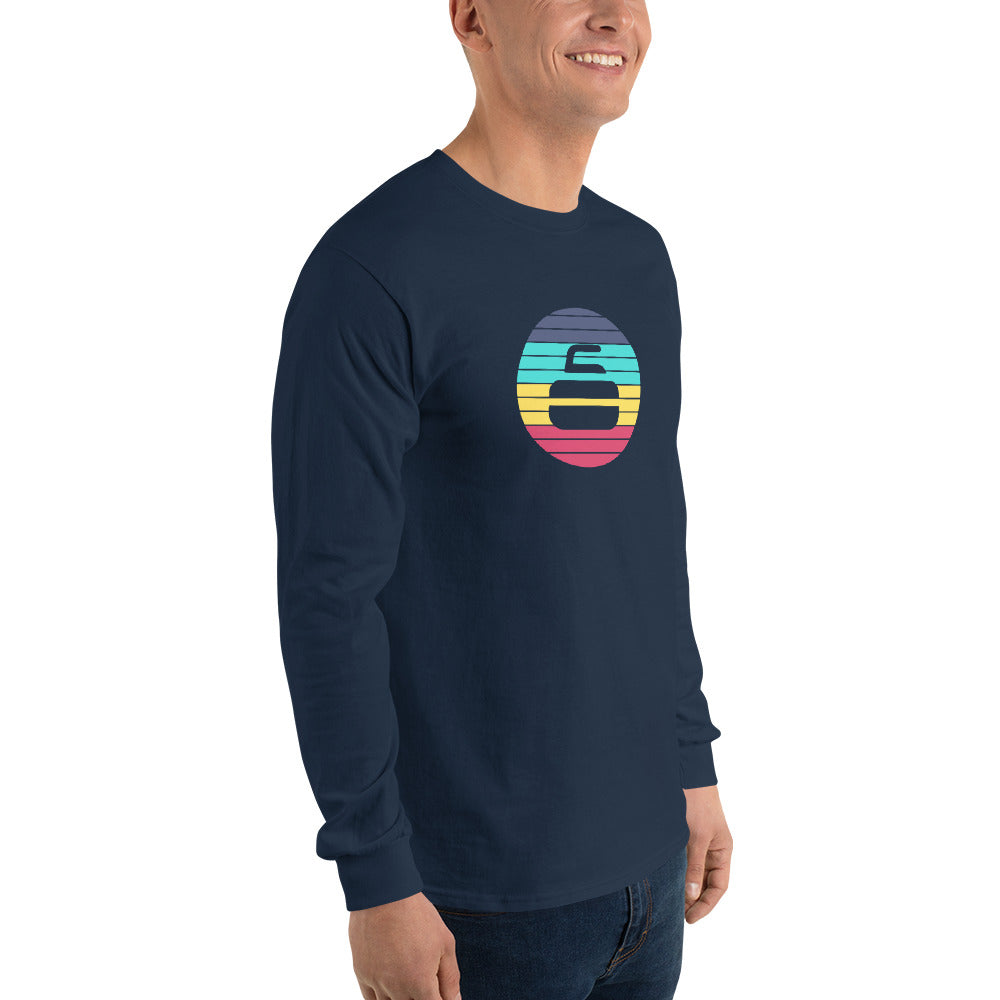 Striped Stone Long Sleeve Tee - Bright (Center)