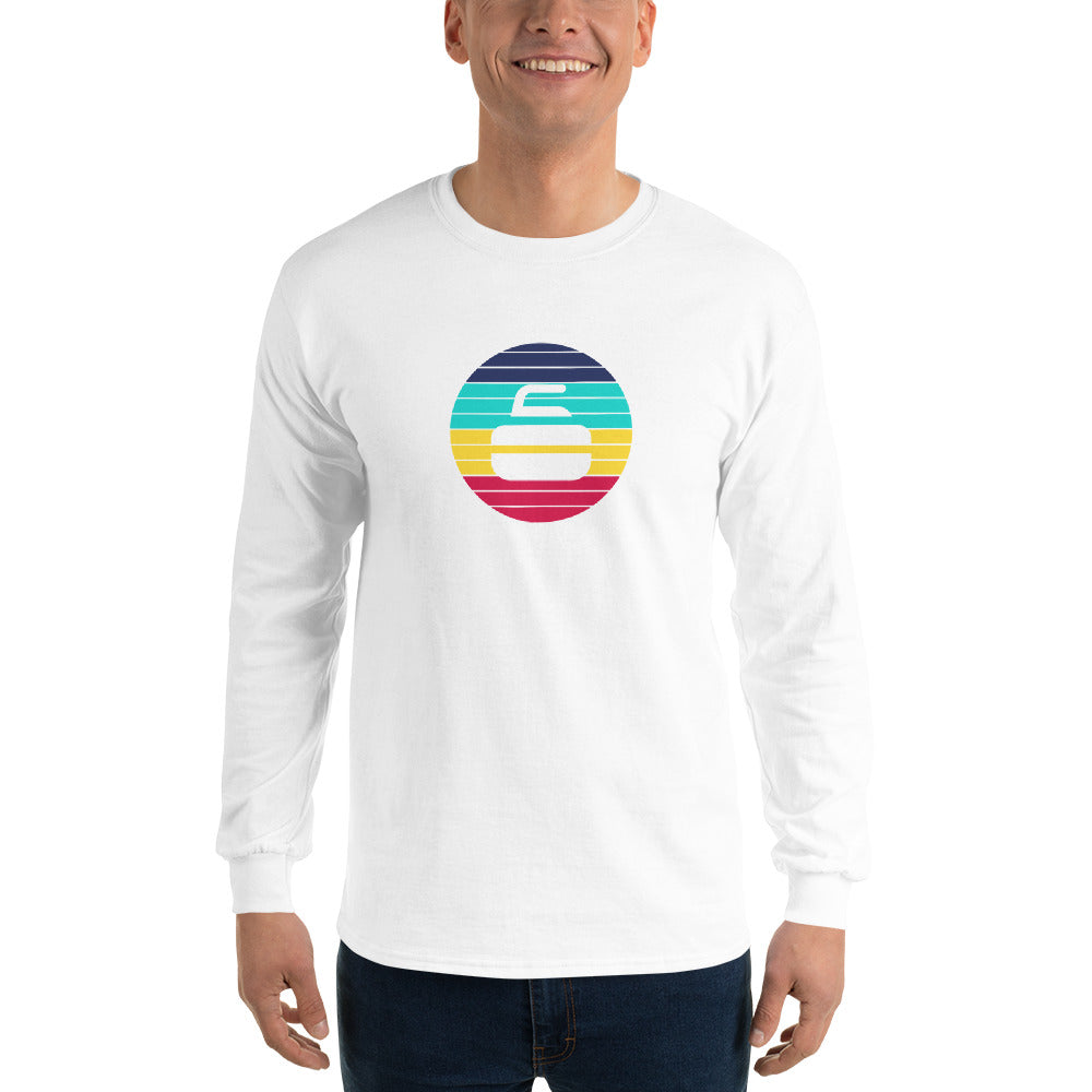 Striped Stone Long Sleeve Tee - Bright (Center)