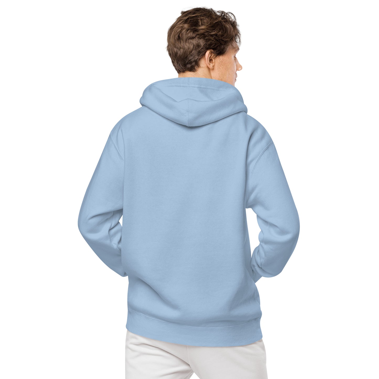 Burned Stone Logo Pigment-Dyed Hoodie