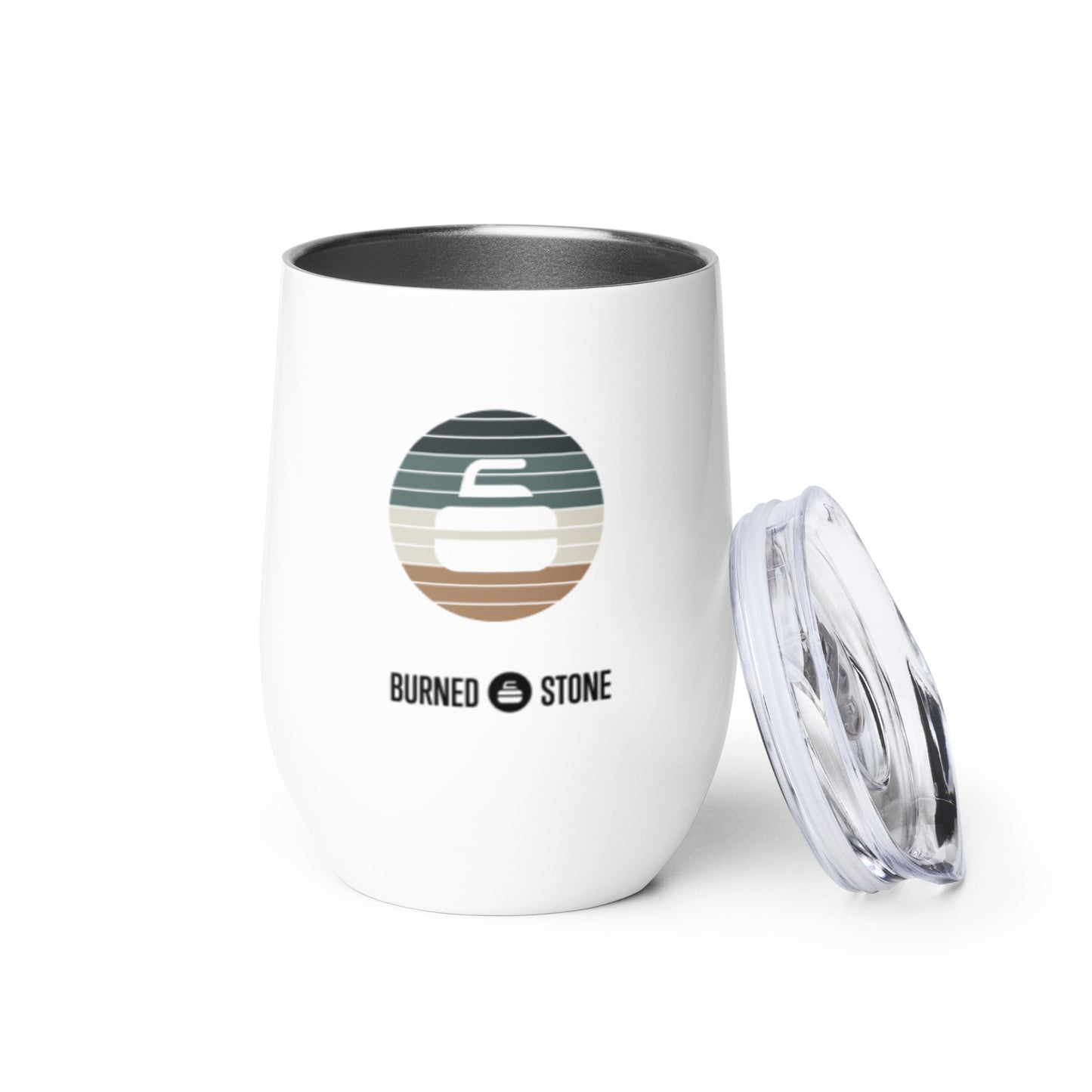 Striped Stone Wine Tumbler - Neutral
