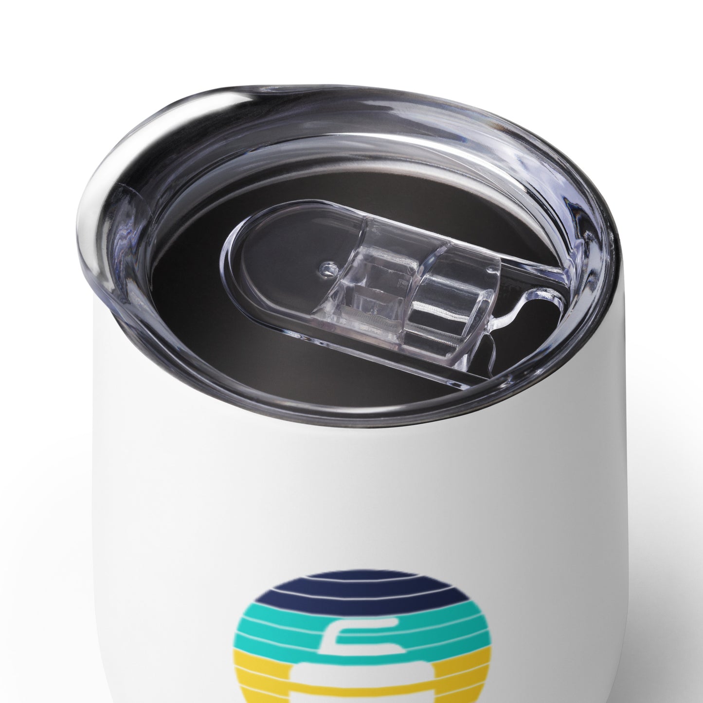Striped Stone Wine Tumbler - Bright