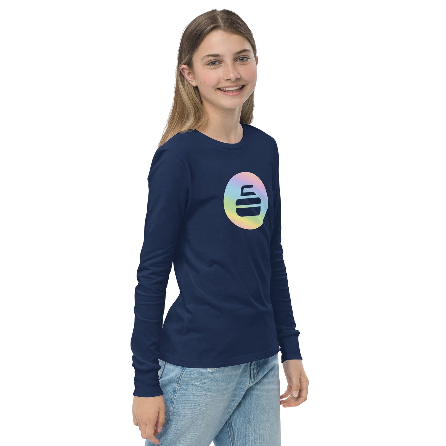 Gradient Stone Long Sleeve Tee - Youth