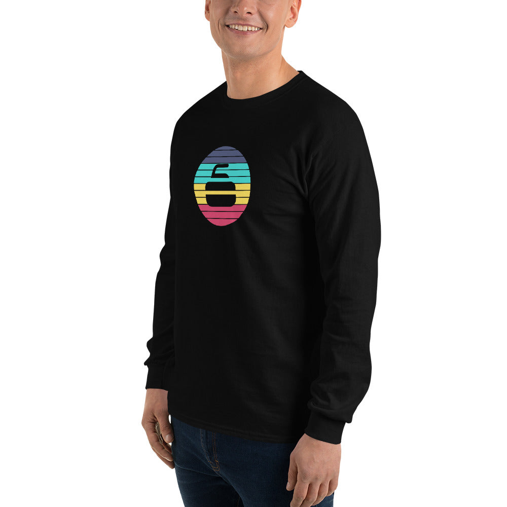 Striped Stone Long Sleeve Tee - Bright (Center)