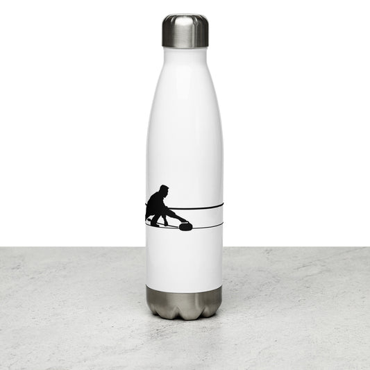 Curling Slider - Stainless Steel Water Bottle