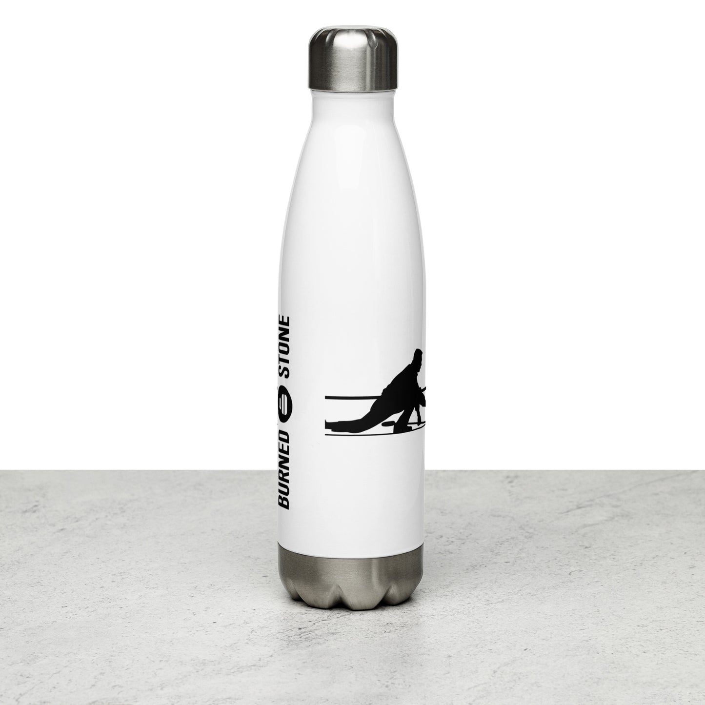 Curling Slider - Stainless Steel Water Bottle