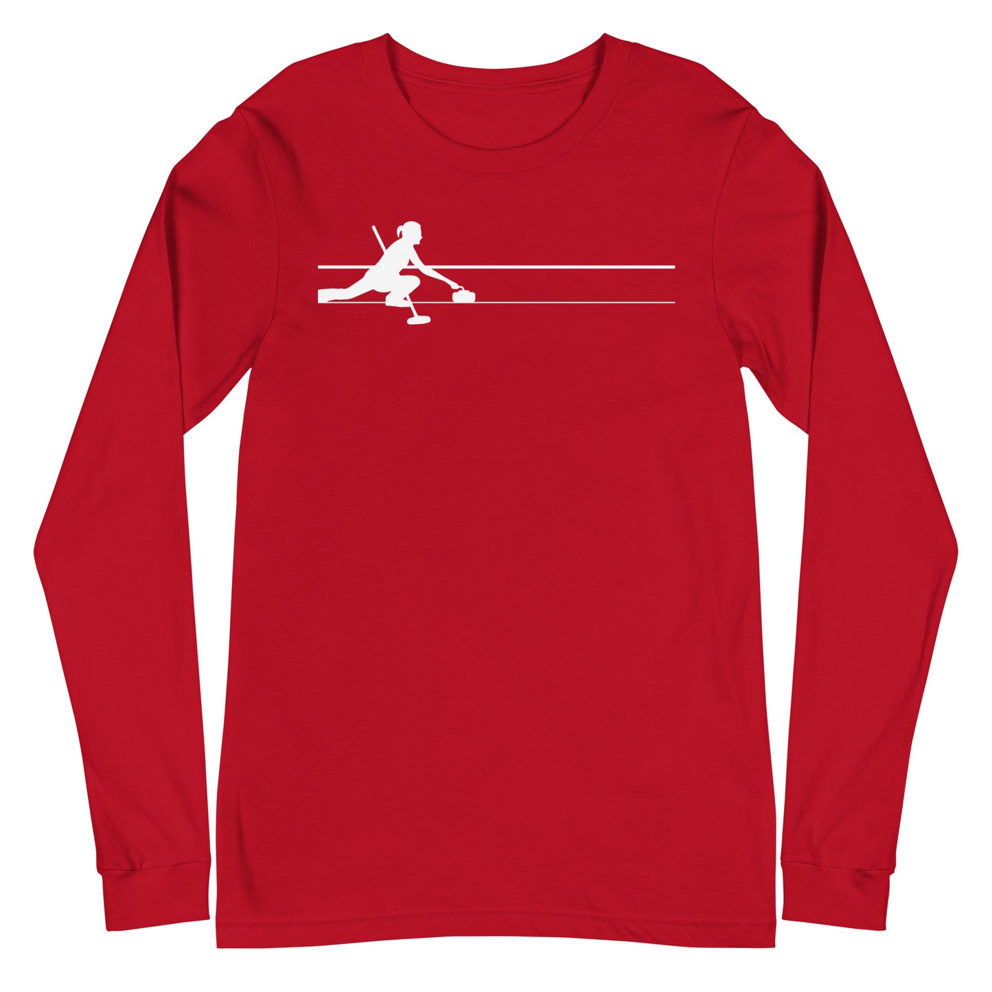 Curler's Long Sleeve Tee - Red