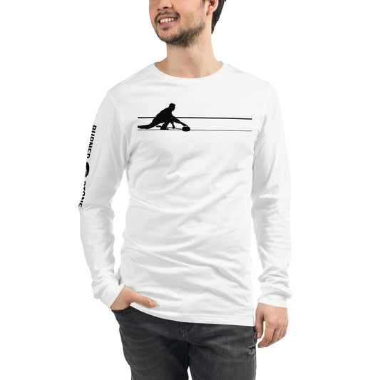 Curler's Long Sleeve Tee - White