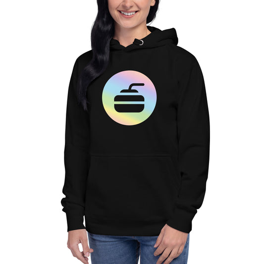 Gradient Stone Hoodie - Black