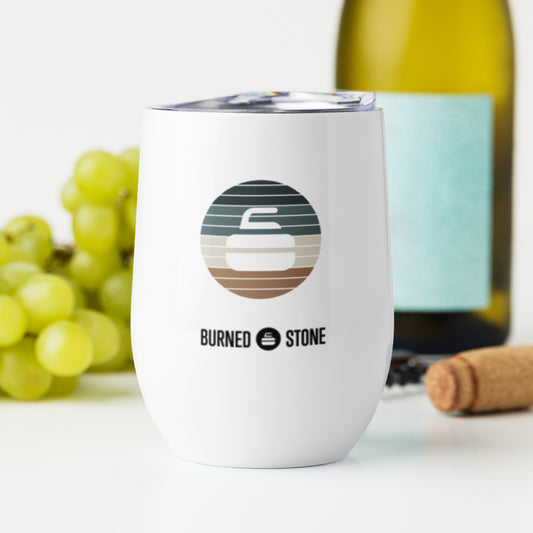 Striped Stone Wine Tumbler - Neutral