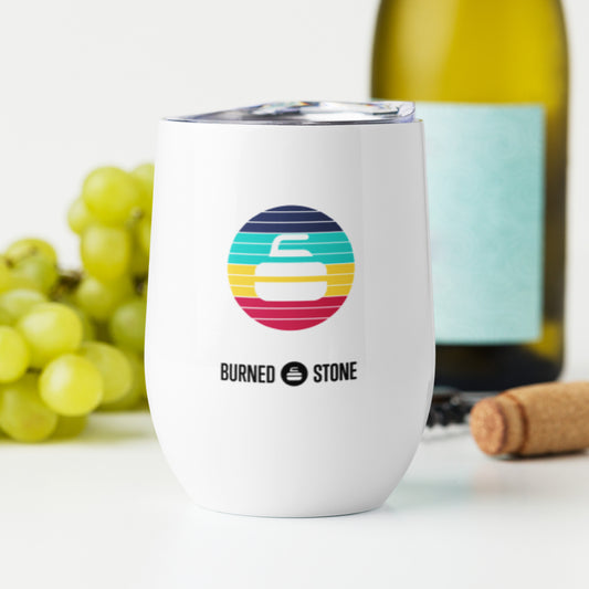 Striped Stone Wine Tumbler - Bright