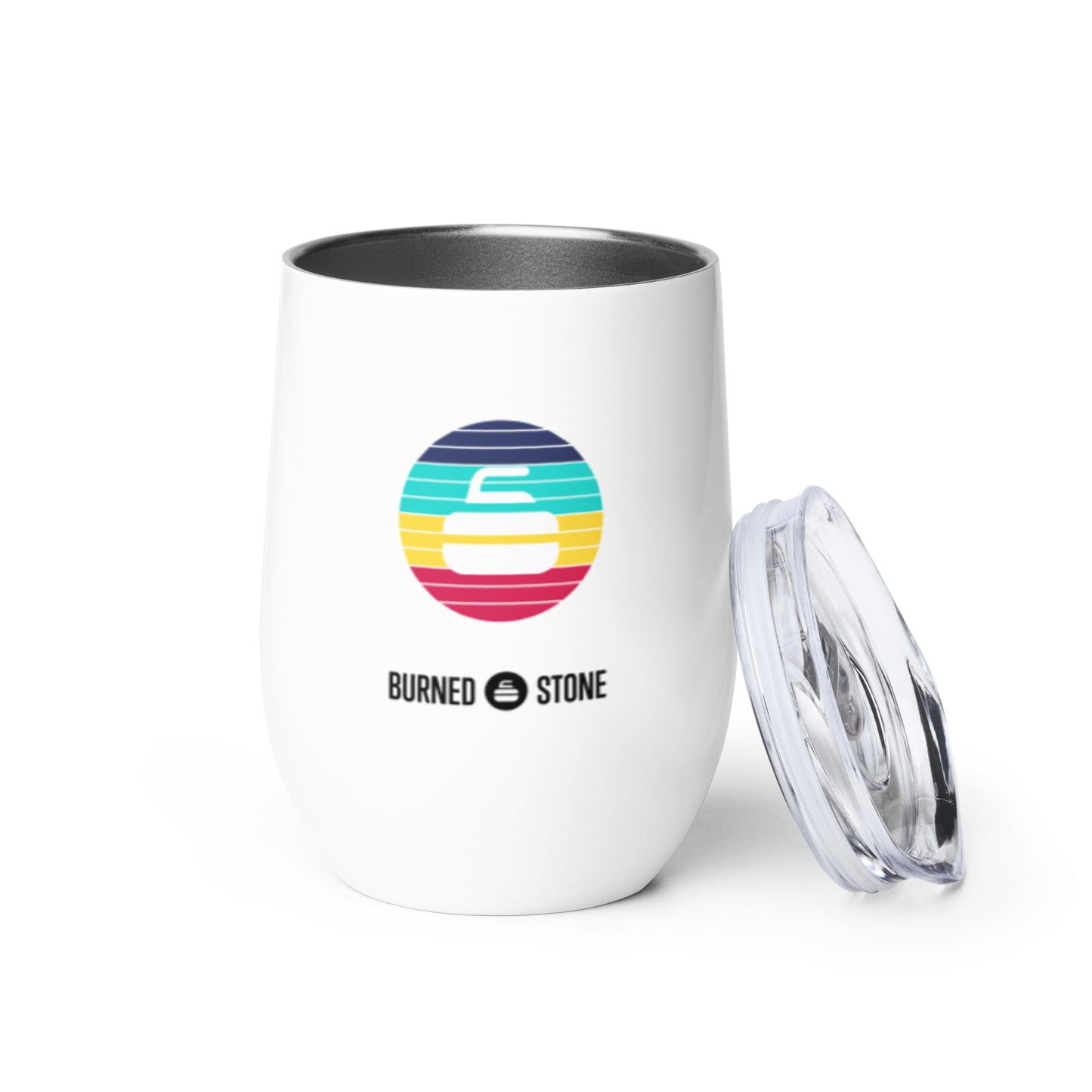 Striped Stone Wine Tumbler - Bright