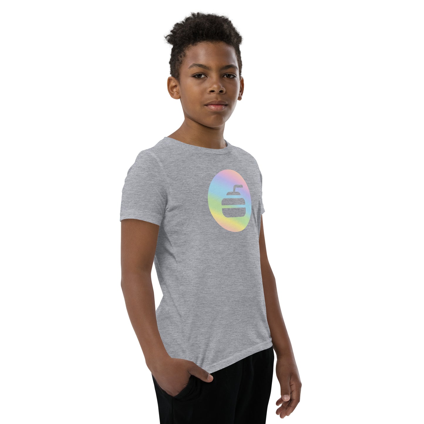 Gradient Stone Youth Short Sleeve T-Shirt - Multiple Colours